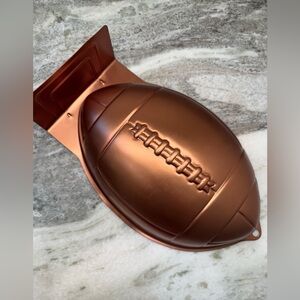 1990 Wilton Football Cake-pan Bronze Wallhanging